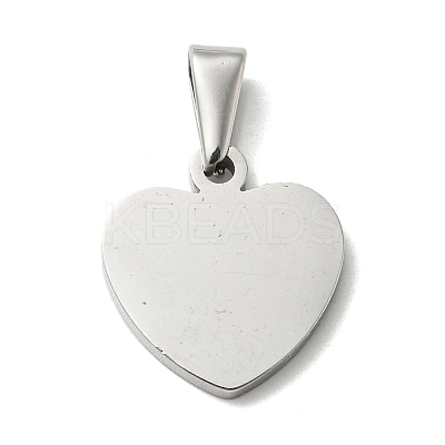 Non-Tarnish 304 Stainless Steel Pendants STAS-I135-12P-A-1