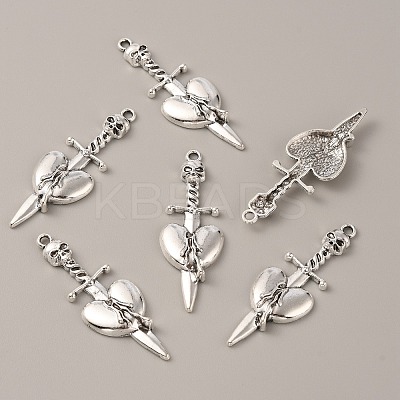Gothic Tibetan Style Alloy Pendants FIND-CJC0016-23B-1