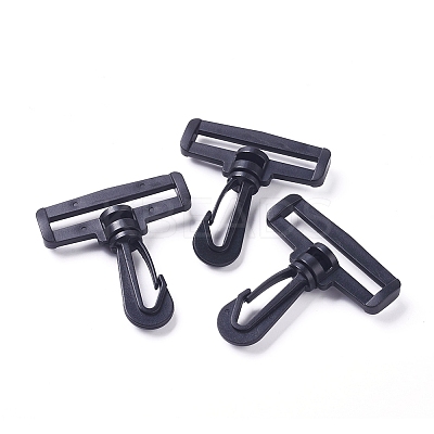 Plastic Swivel Lobster Claw Clasps LS-KY-WH0020-23D-1