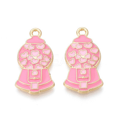 Alloy Enamel Pendants ENAM-T024-12B-G-1