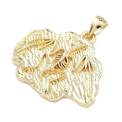 Brass Pendants KK-C251-06A-G-1
