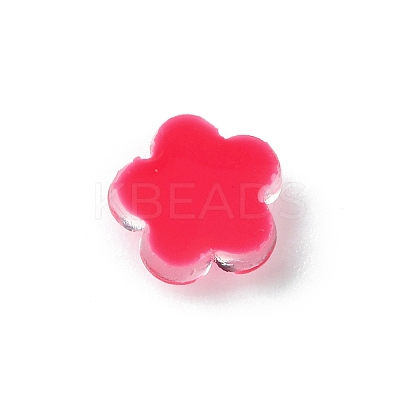 Translucent Resin Cabochons RESI-E039-01G-1