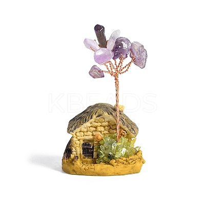 Resin Display Decorations DJEW-PW0009-002B-08-1