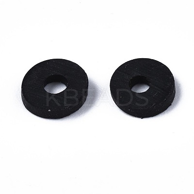Handmade Polymer Clay Beads Strands CLAY-R089-6mm-T02B-21-1