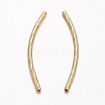 Brass Tube Beads LS-KK-D519-01G-NR-1