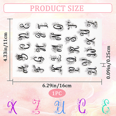 Clear Silicone Stamps DIY-WH0504-53-1