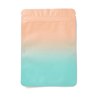 Two Tone Rectangle Plastic Zip Top Gift Bags OPP-B006-01A-01-1