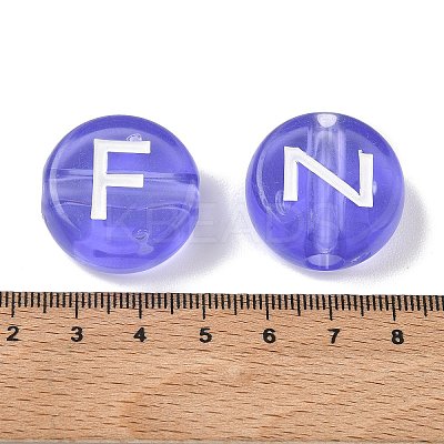 Transparent Acrylic European Beads MACR-K365-02B-02-1