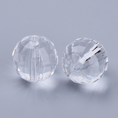 Transparent Acrylic Beads TACR-Q254-16mm-V01-1