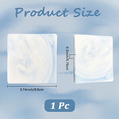 Marble Pattern Porcelain Wax Seal Mats AJEW-WH20007-82A-01-1
