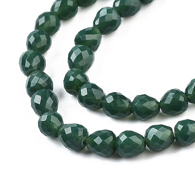 Opaque Solid Color Glass Beads Strands GLAA-N045-002-A11-1