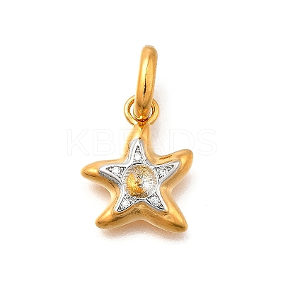 Brass Micro Pave Cubic Zirconia Pendants LS-KK-S517-01A-G-1