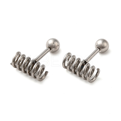 Non-Tarnish 304 Stainless Steel Stud Earrings EJEW-Q795-01P-1