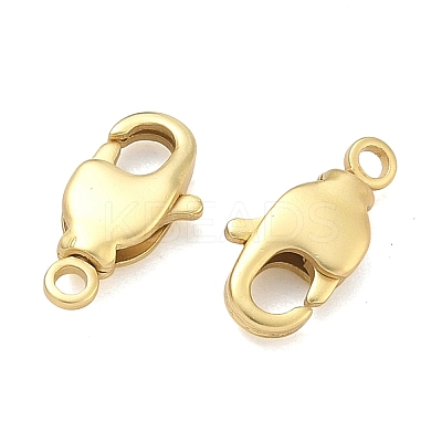 Brass Lobster Claw Clasps KK-D229-14MG-01-1