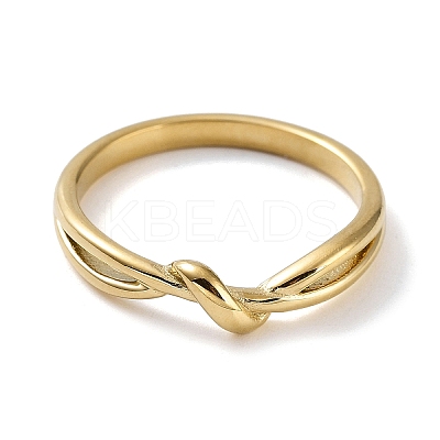 Ion Plating(IP) 304 Stainless Steel Hollow Finger Rings RJEW-G298-10G-1