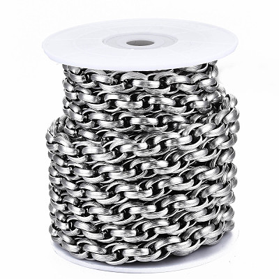 Tarnish Resistant 304 Stainless Steel Rope Chains CHS-S008-009P-1