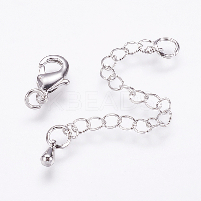 Long-Lasting Plated Brass Chain Extender LS-X-KK-F711-09P-1