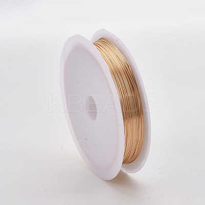 Round Copper Jewelry Wire X-CWIR-Q006-0.2mm-KC-1