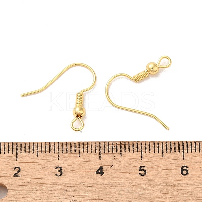Brass Hoop Earring Findings KK-E098-01G-1