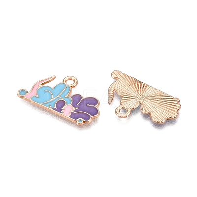 Alloy Enamel Pendants ENAM-T020-91-1