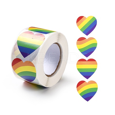 Heart Roll Stickers DIY-B045-05C-1