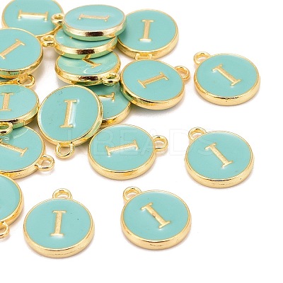 Golden Plated Alloy Enamel Charms LS-ENAM-S118-05I-1