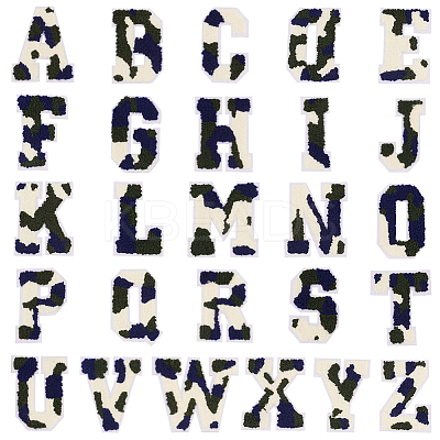 26Pcs Towel Embroidery Style Cloth Iron on/Sew on Patches DIY-GO0002-02-1