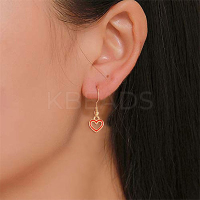DIY Golden Plated Alloy Enamel Charms PALLOY-CJ0001-13-1