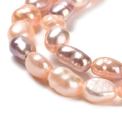 Natural Cultured Freshwater Pearl Beads Strands PEAR-E016-106-1