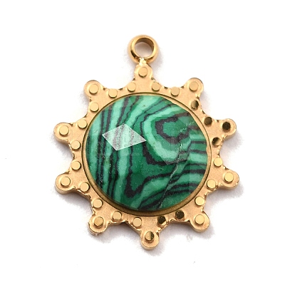 Natural Gemstone Pendants STAS-I189-04G-1