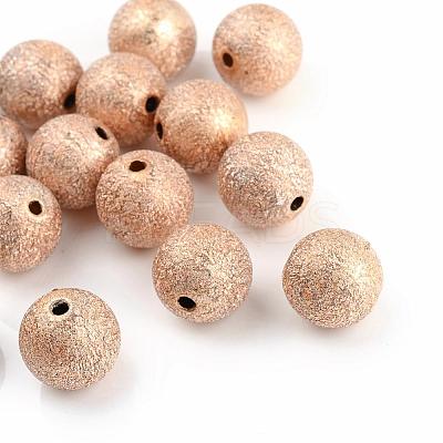 Spray Painted Acrylic Beads ACRP-Q018-10mm-012-1