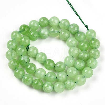 Natural Quartz Beads Strands G-R479-8mm-12-1
