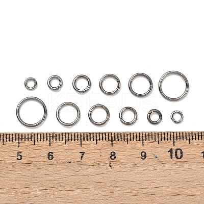 1 Box Brass Open Jump Rings KK-X0059-B-B-1