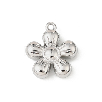 304 Stainless Steel Pendants STAS-F327-02D-P-1