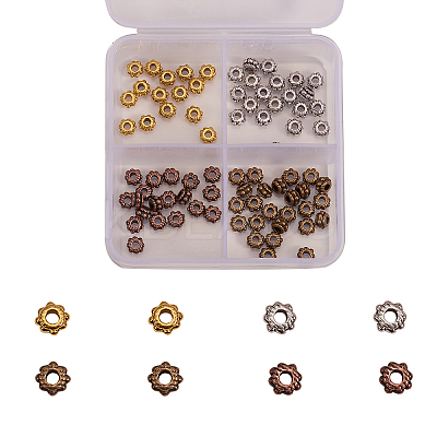 Tibetan Style Alloy Spacer Beads TIBEB-CJ0001-09-NR-1