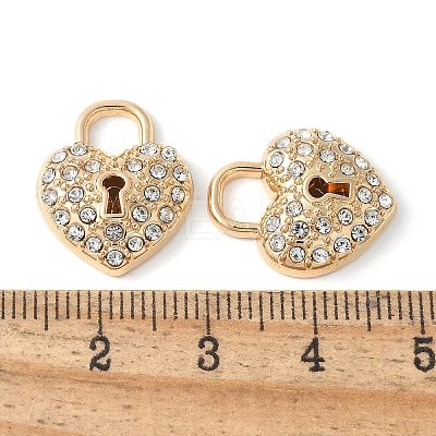 Alloy Crystal Rhinestone Pendants PALLOY-E775-17G-1