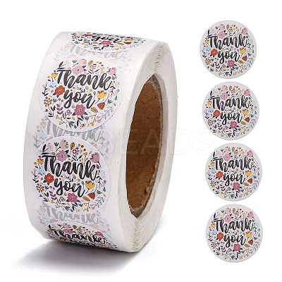 1 Inch Thank You Stickers LS-DIY-G013-A14-1