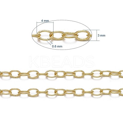Brass Cable Chains CHC024Y-G-1
