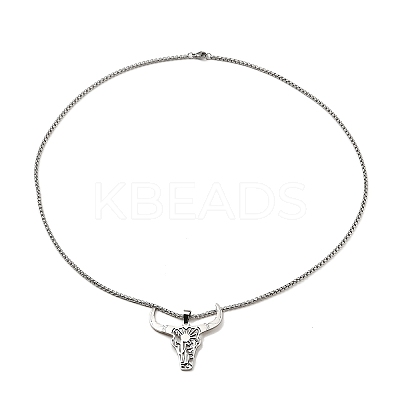Non-Tarnish 201 Stainless Steel Pendant Necklaces LS-NJEW-M212-01E-P-1
