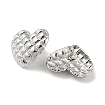 Non-Tarnish 304 Stainless Steel Stud Earrings LS-EJEW-G367-07P-1