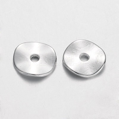 Tibetan Style Alloy Wavy Spacer Beads K0NWF022-1