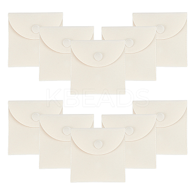 Square Velvet Jewelry Package Bags ABAG-WH0035-055C-03-1