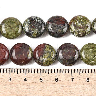 Natural Dragon Blood Jasper Beads Strands G-L648-B02-15mm-1