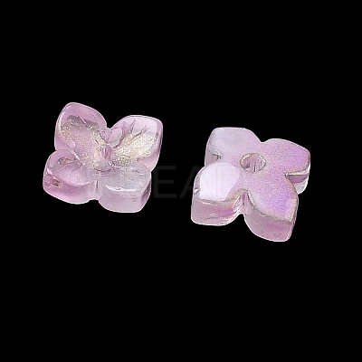 Dyed & Heated Glass Bead Caps GLAA-Z019-01-1