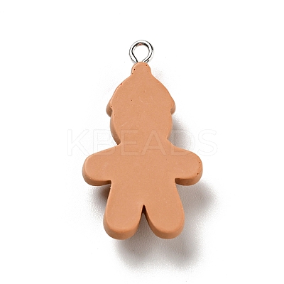 Christmas Opaque Resin Pendants X-RESI-G043-A06-1