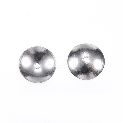 Tarnish Resistant 201 Stainless Steel Bead Caps STAS-F040-20E-P-1