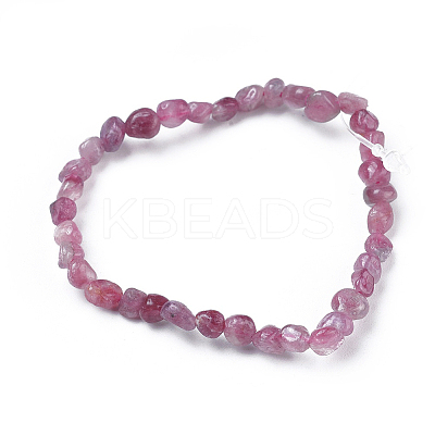 Natural Mixed Gemstone Bead Stretch Bracelets BJEW-K213-M03-1