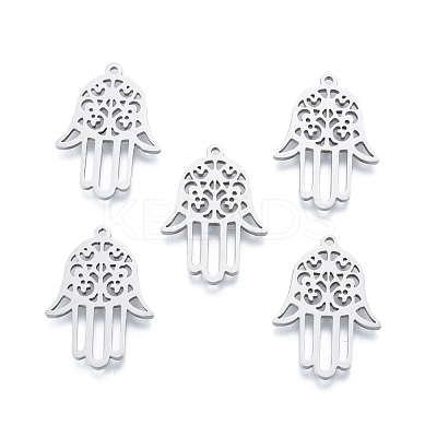 Non-Tarnish 201 Stainless Steel Pendant STAS-B027-30P-1