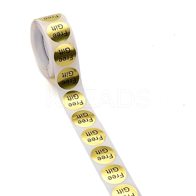 Flat Round Paper Thank You Stickers LS-DIY-C042-09A-1