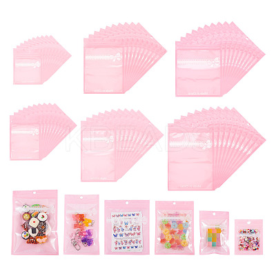 60Pcs 6 Styles Plastic Packaging Resealable Bags OPP-TA0001-07-1